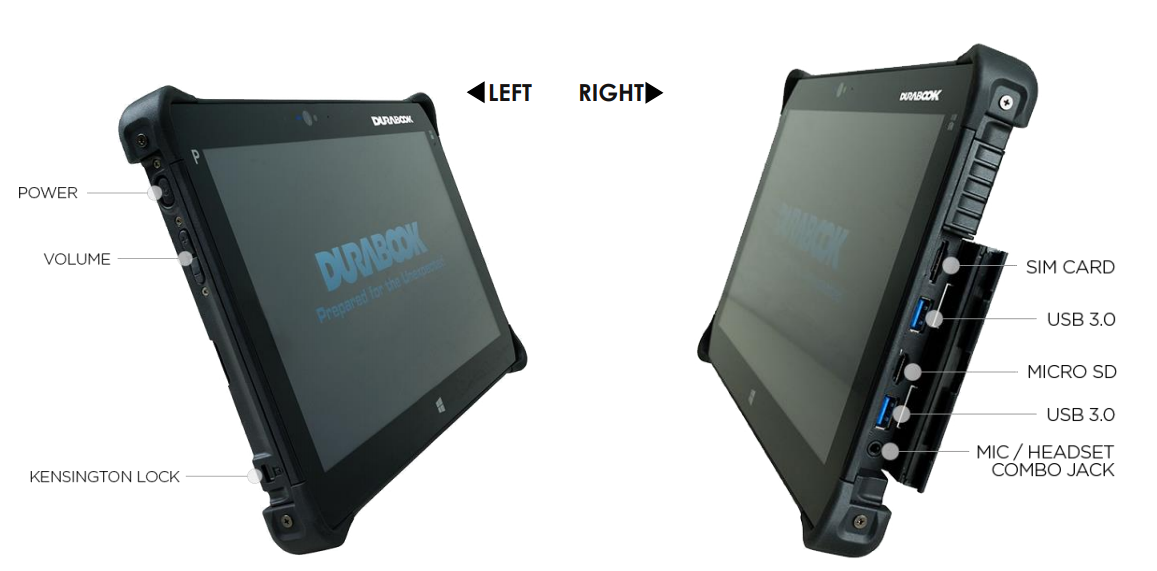 funkcje tabletu durabook